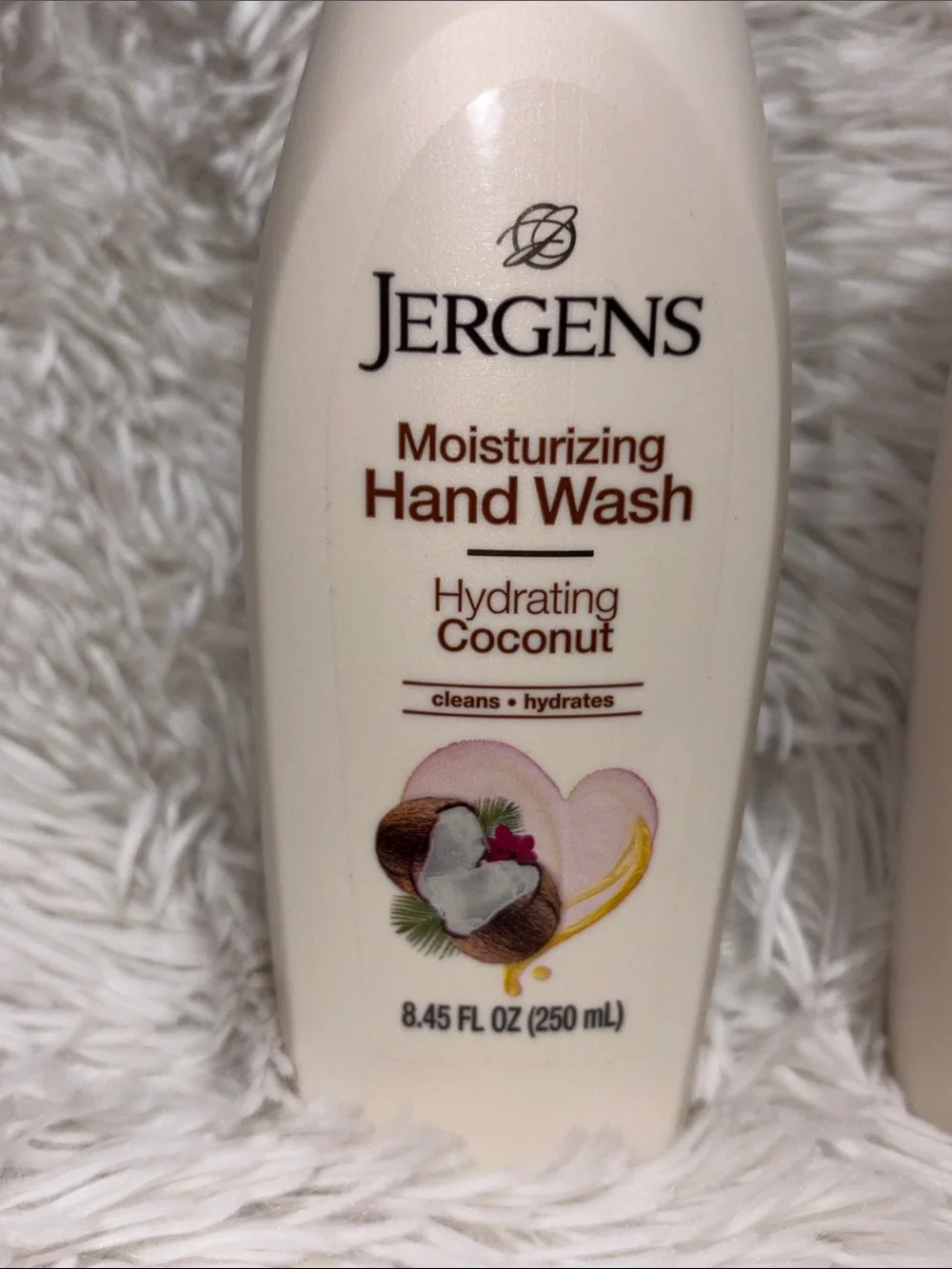 Jergens Moisturizing Hand Wash Hydrating Coconut 8.45 fl.oz Each (2pk)